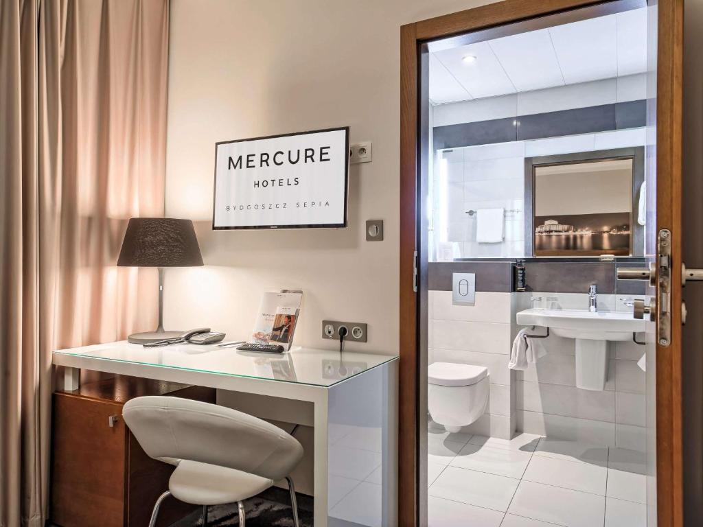 Kúpeľňa v ubytovaní Mercure Bydgoszcz Sepia