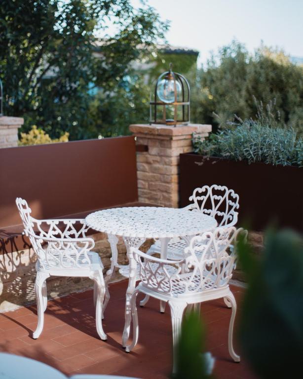Patio nebo venkovní prostory v ubytování Hotel Oviv dimora del borgo