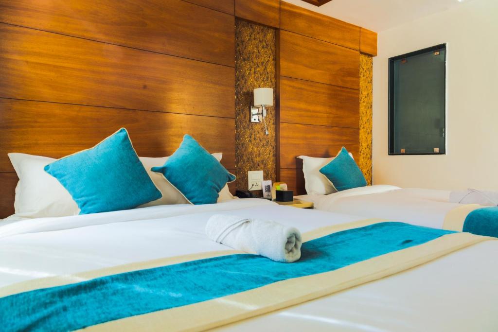 Postel nebo postele na pokoji v ubytování Hotel Tradition & Spa