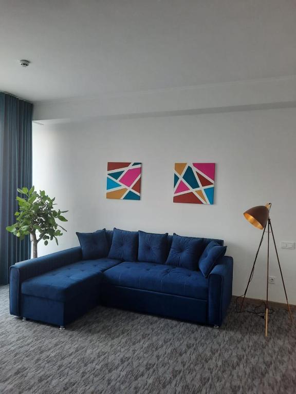 Posezení v ubytování Glass Cube Hotel