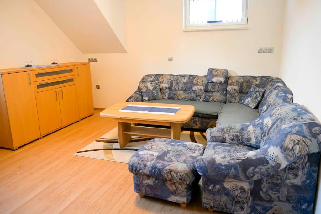 Posezení v ubytování Ferienwohnung Schaffer