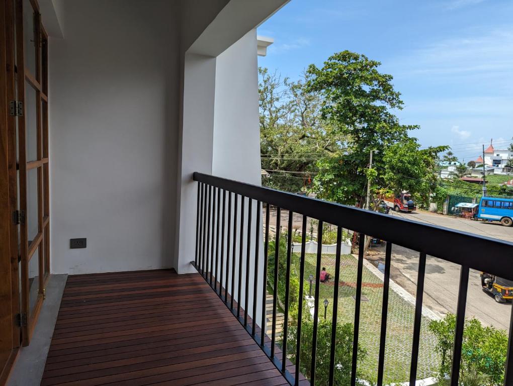 Balkón nebo terasa v ubytování Prasanthi Hotel