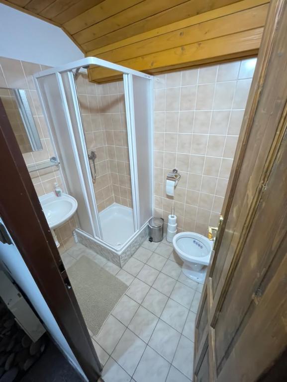 Kúpeľňa v ubytovaní Na Buďárce