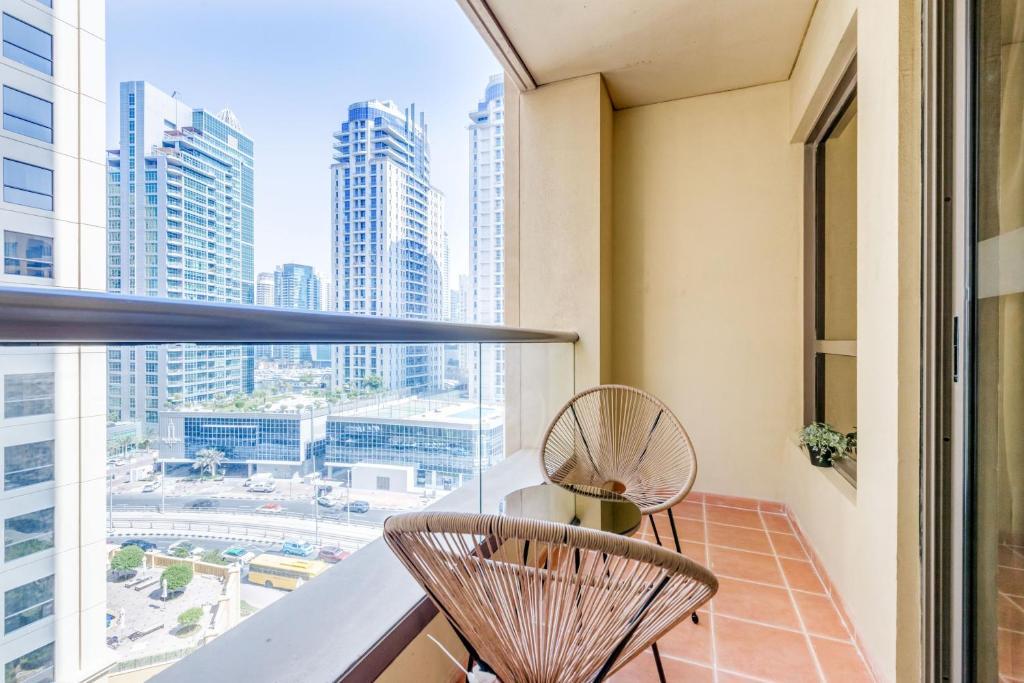 GLOBALSTAY. آپارتمان مدرن چند قدم به ساحل JBR