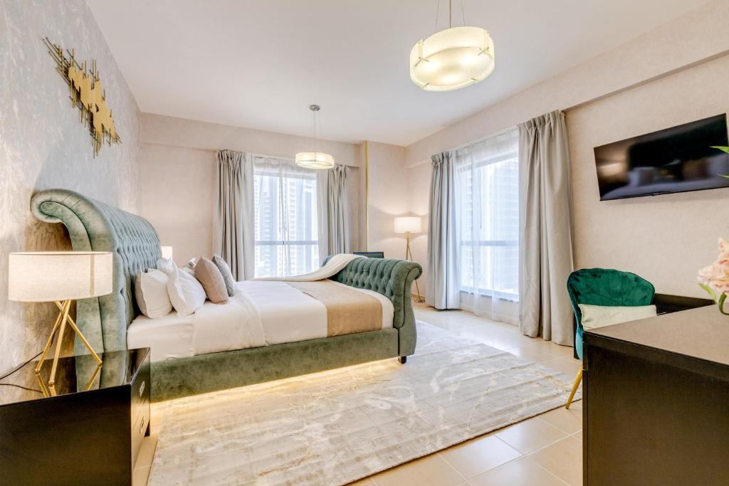GLOBALSTAY. آپارتمان مدرن چند قدم به ساحل JBR