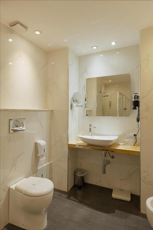 Phòng tắm tại Palazzo Pischedda
