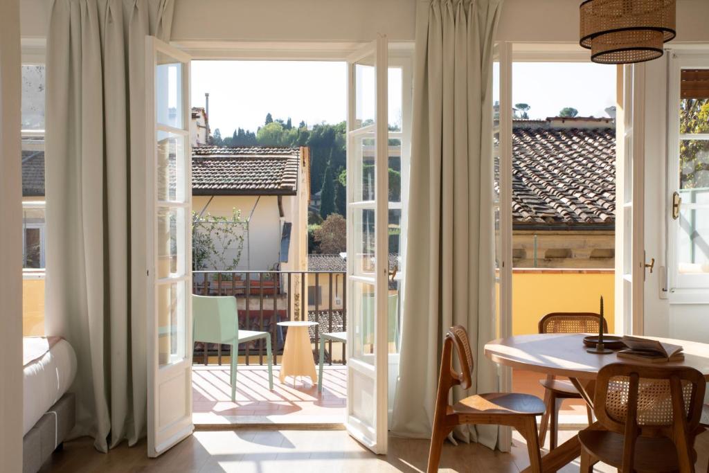 Balkón alebo terasa v ubytovaní Bob W Ponte Vecchio