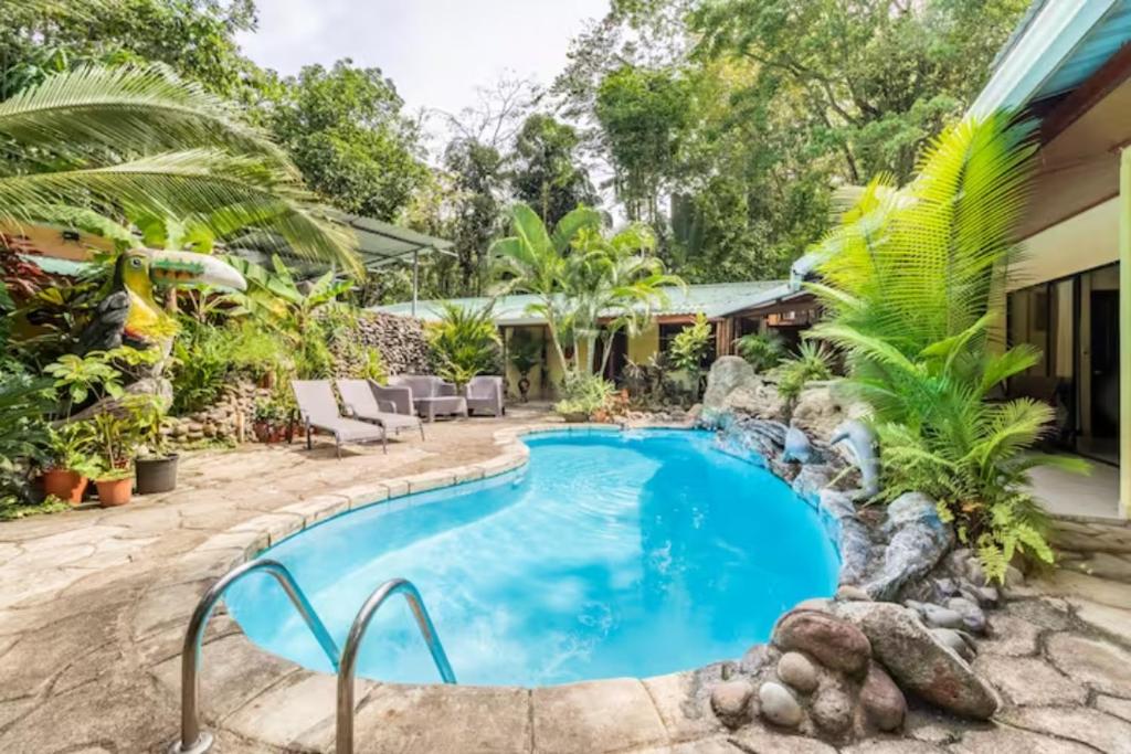 Bazén v ubytování Casa Caribbean Coconut nebo v jeho okolí