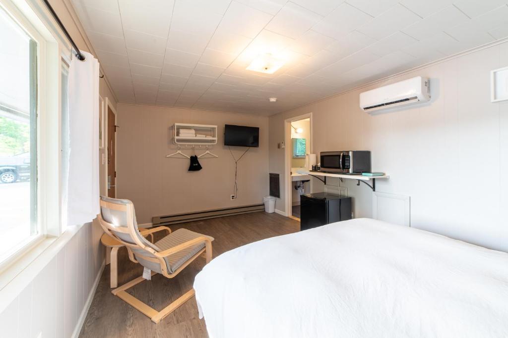 Kuchyň nebo kuchyňský kout v ubytování Star Gate Motel