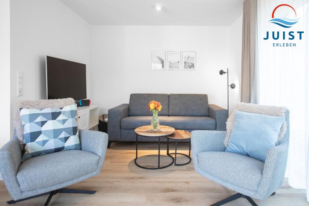 Posezení v ubytování Haus Billstrasse 233 - Wohnung 3