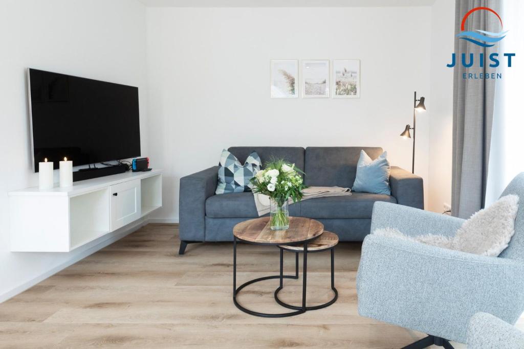 TV a/nebo společenská místnost v ubytování Haus Billstrasse 233 - Wohnung 3