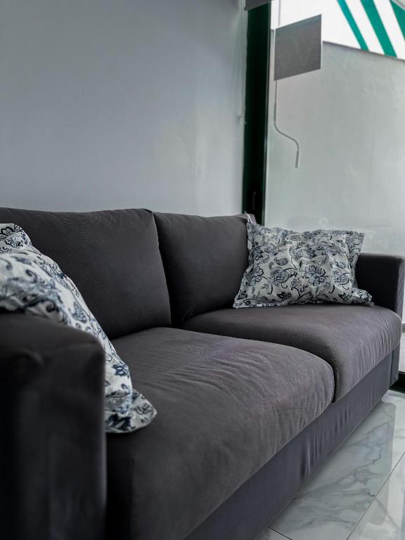 A seating area at Luxury bungalow Maspalomas Gran Canaria