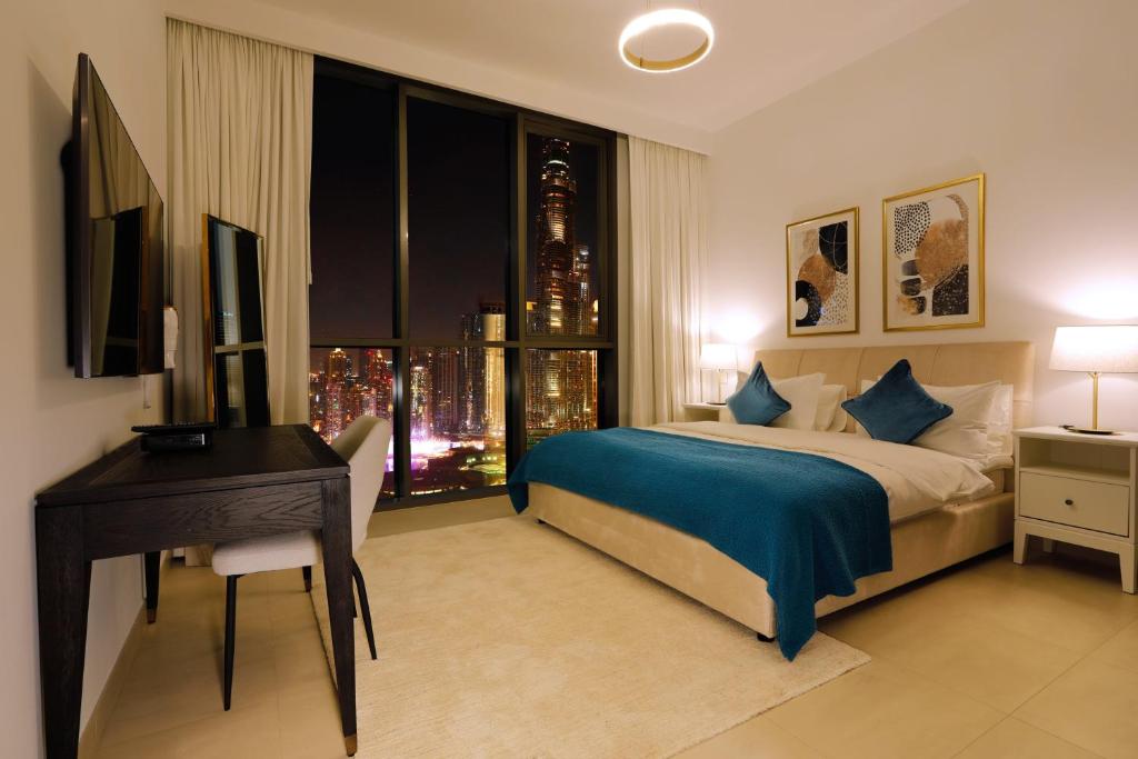 Elegant Apartment with Direct access to Dubai Mall - Apartamento De Dos Dormitorios