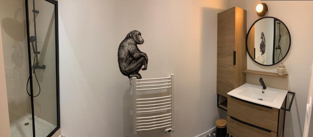 Koupelna v ubytování L ATELIER