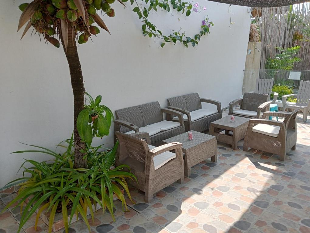 Posezení v ubytování Hotel Sunset Beach