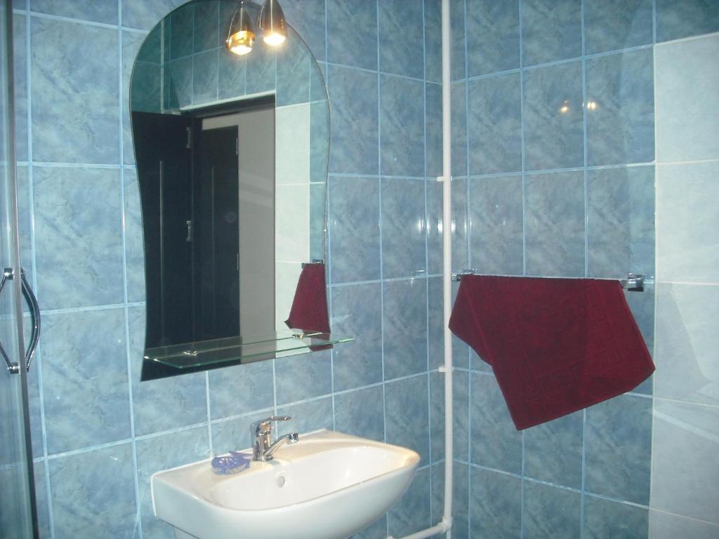Koupelna v ubytování Casa Verona
