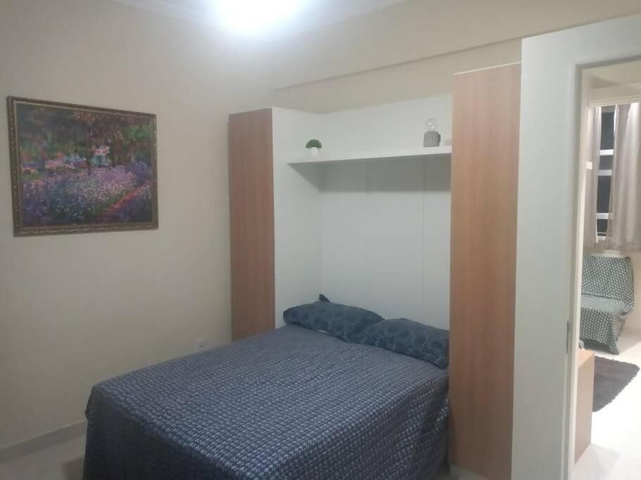 Postel nebo postele na pokoji v ubytování Apartamento ao lado do metro da Cinelândia e Consulado Americano