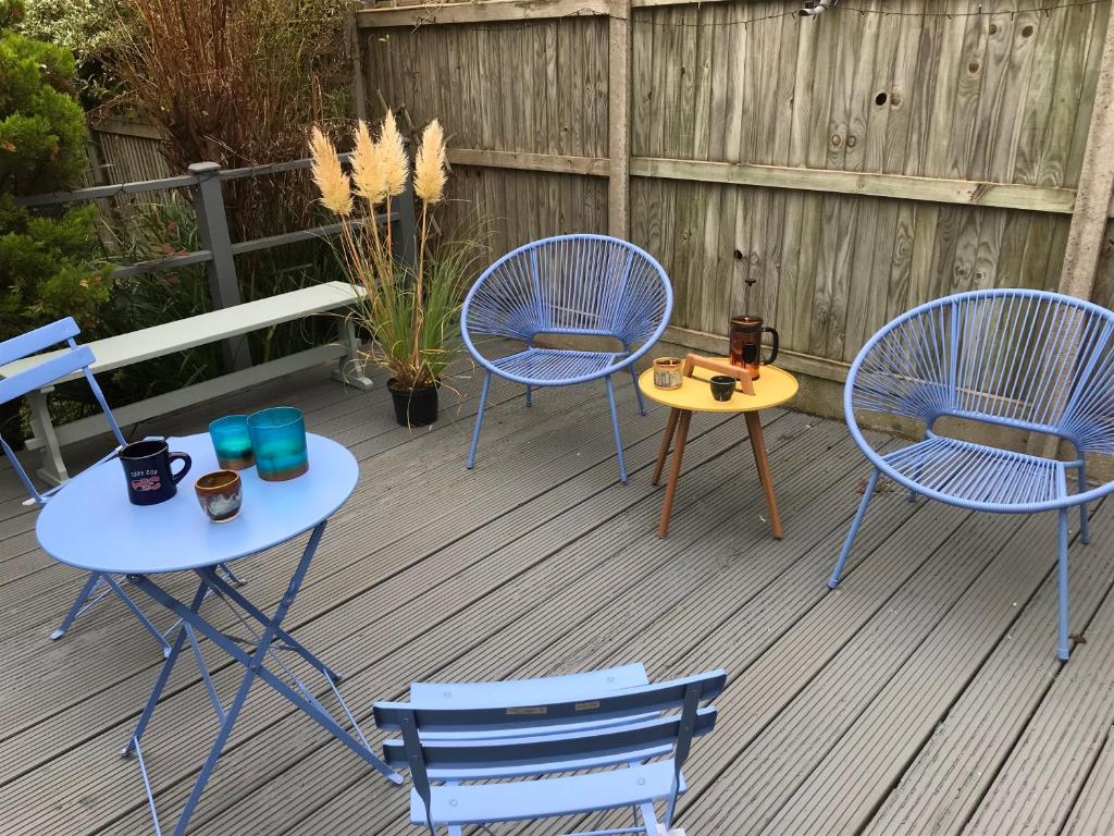 Balkón nebo terasa v ubytování Whitstable Link