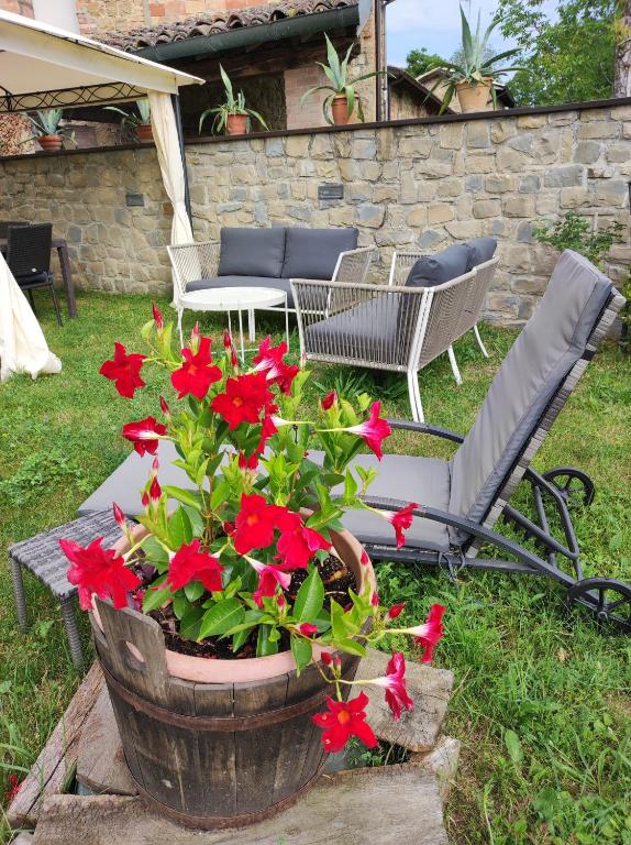 Ogród w obiekcie B & B Casolara