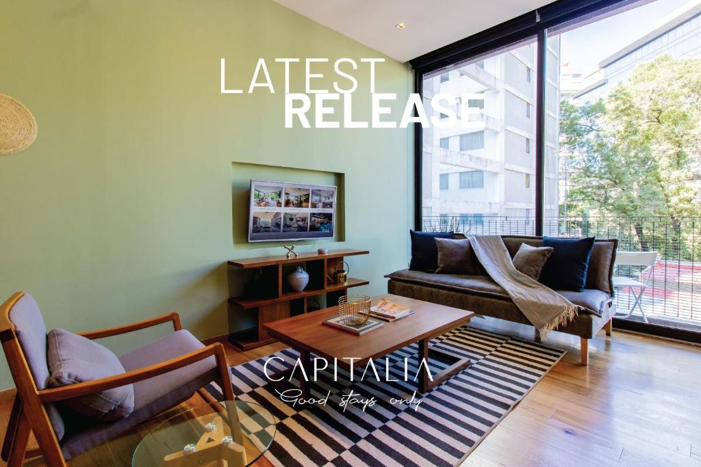 Зона вітальні в Capitalia - Luxury Apartments - Temístocles 40