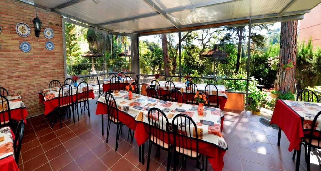 Restaurace v ubytování Hostal Magnolia