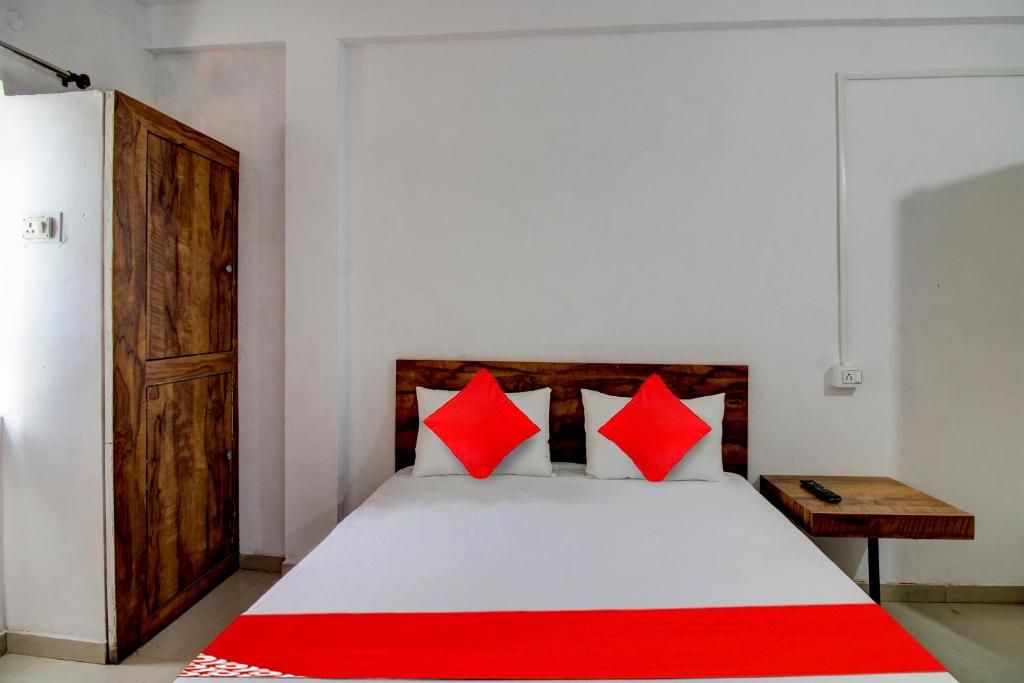 Postel nebo postele na pokoji v ubytování Super Hotel O The Golden Key