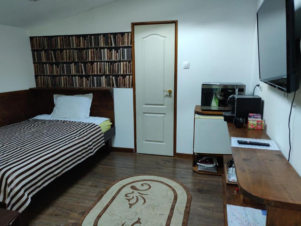 Postel nebo postele na pokoji v ubytování Cluj Center 2