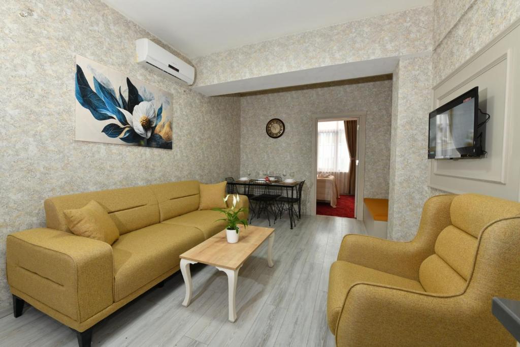Posezení v ubytování Sea Moon Hotel