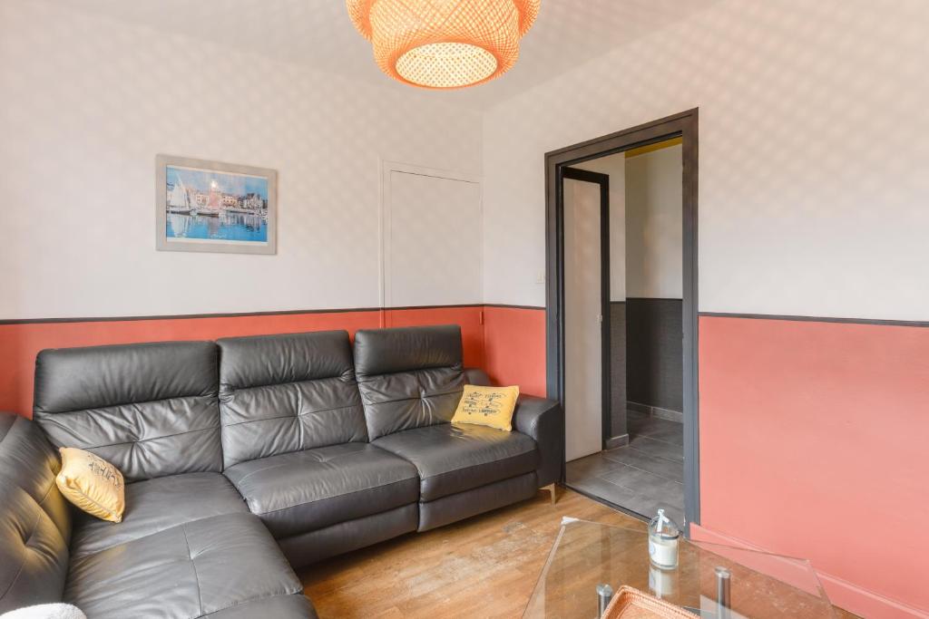 Posezení v ubytování Gîte des Gardiens de Phare