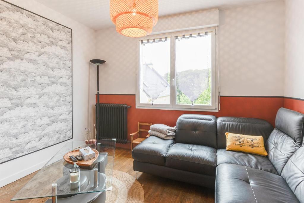 Posezení v ubytování Gîte des Gardiens de Phare