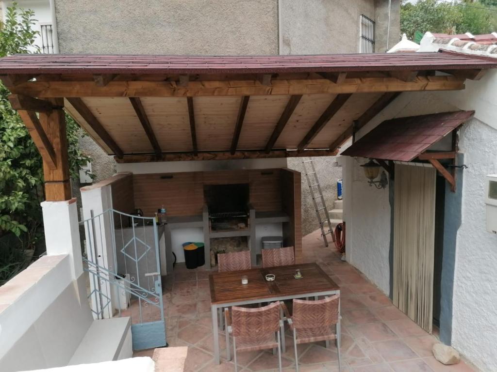 Balkón alebo terasa v ubytovaní Refugio de El Chorro