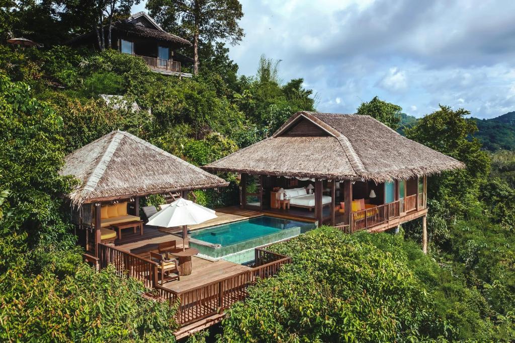 Bazén v ubytování Six Senses Yao Noi nebo v jeho okolí