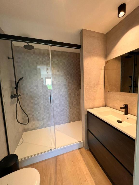 Koupelna v ubytování Inova Guesthouse