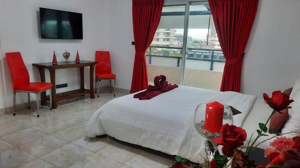 Happy Beach Jomtien Guesthouse - Resim 14