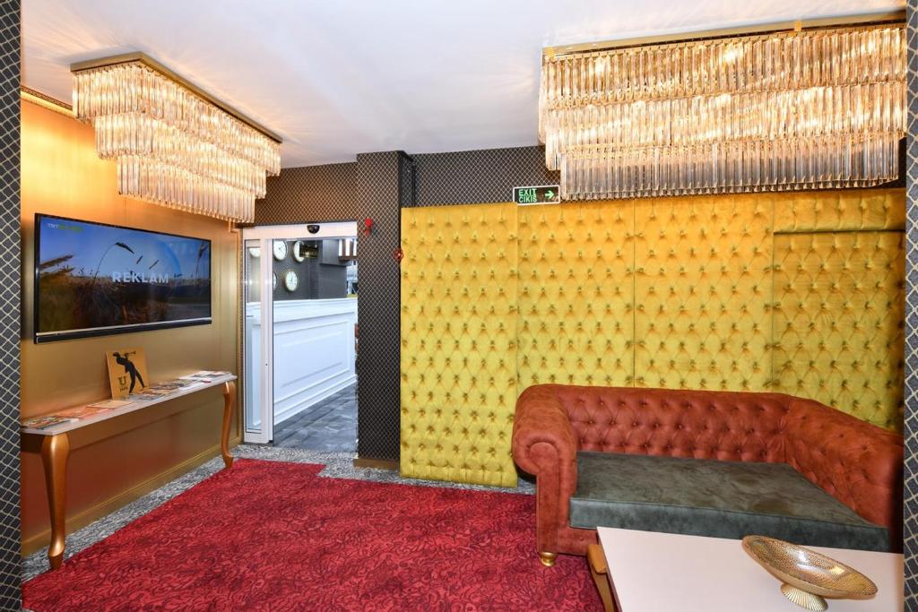 Kuchyň nebo kuchyňský kout v ubytování Sea Moon Hotel