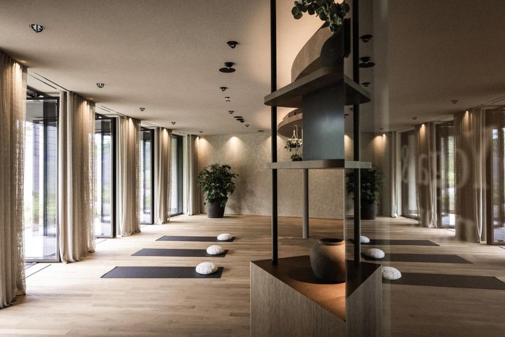 TV a/nebo společenská místnost v ubytování Apfelhotel Torgglerhof