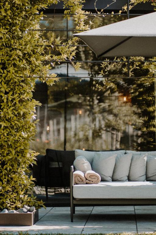 Posezení v ubytování Apfelhotel Torgglerhof