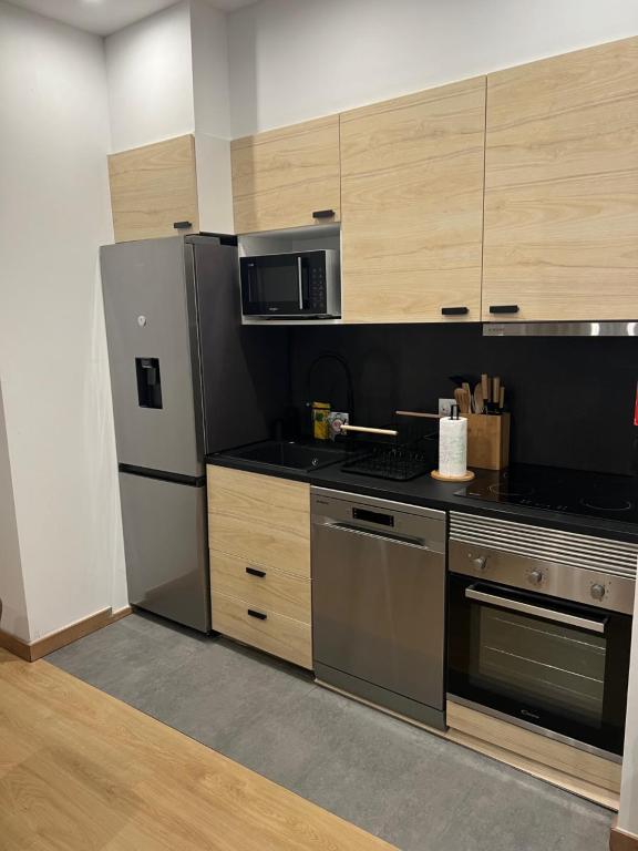 A cozinha ou cozinha compacta de Francisca City House