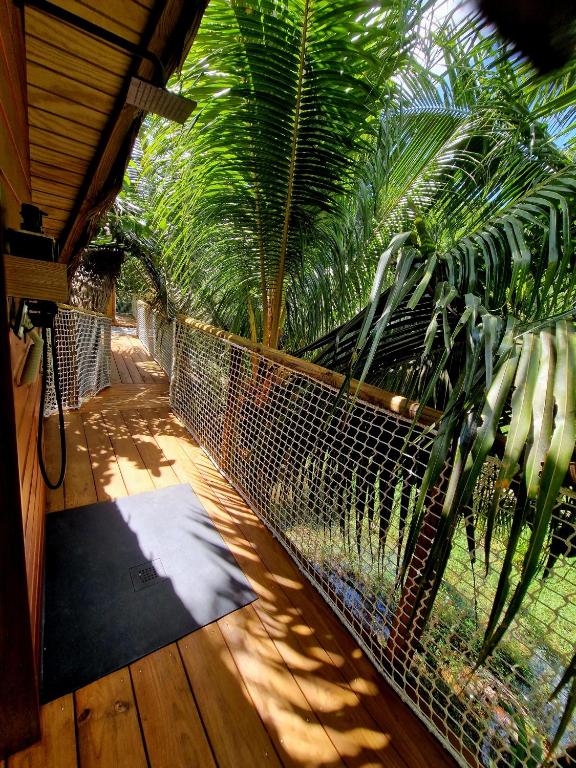 Zahrada ubytování PURA VIDA Lodge Cabane perchée