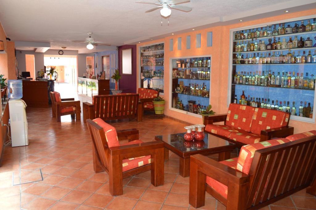 Nápoje v ubytování Hotel La Rienda Mision Tequillan