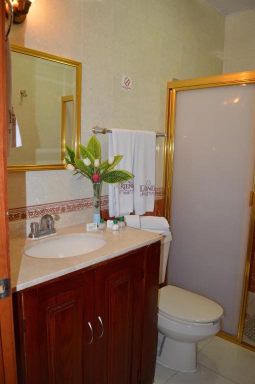 Koupelna v ubytování Hotel La Rienda Mision Tequillan