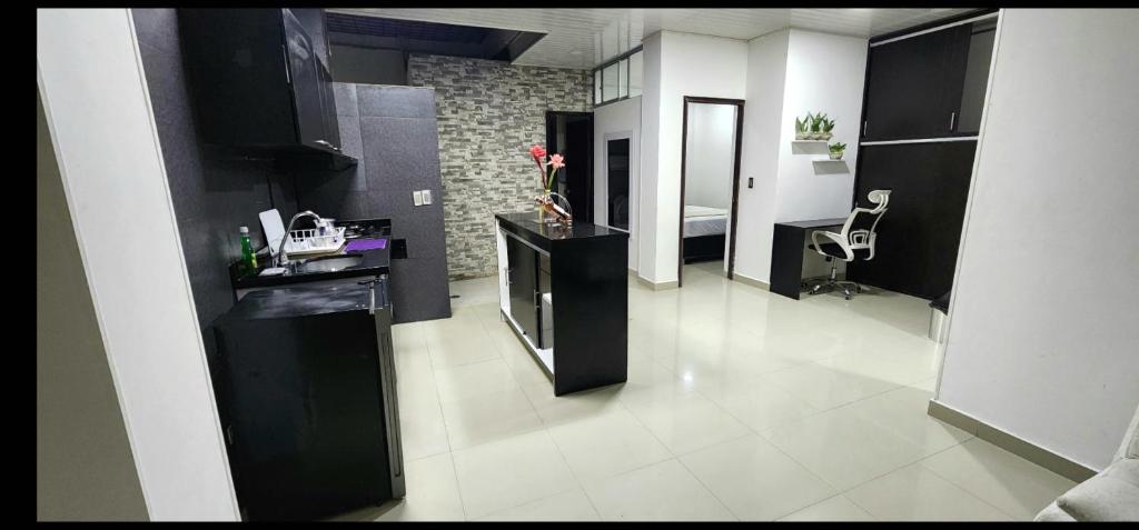 Kuchyň nebo kuchyňský kout v ubytování Apartamento Moderno, Confortable y Central