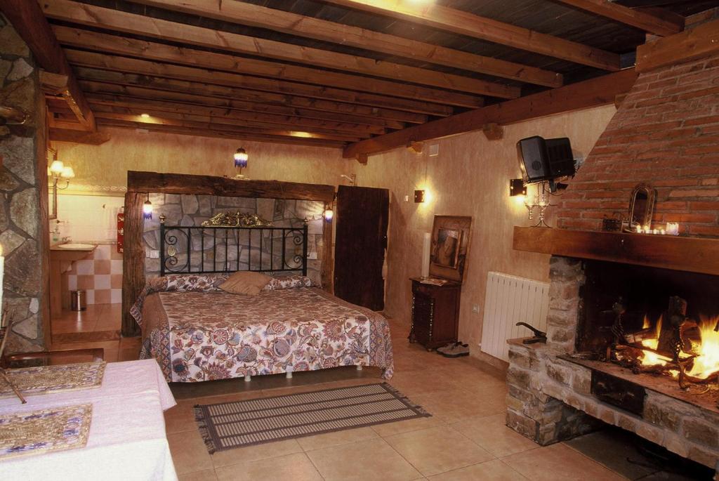 Postel nebo postele na pokoji v ubytování Bisalde