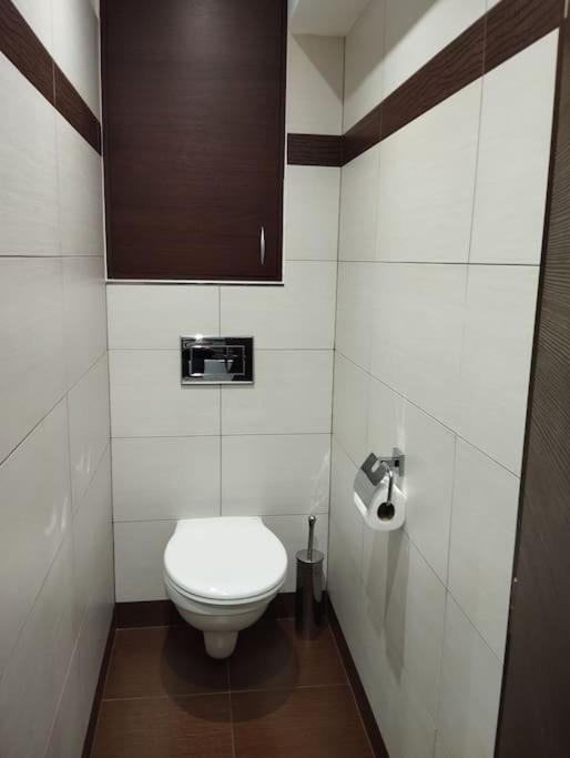 Koupelna v ubytování Zlín apartmán