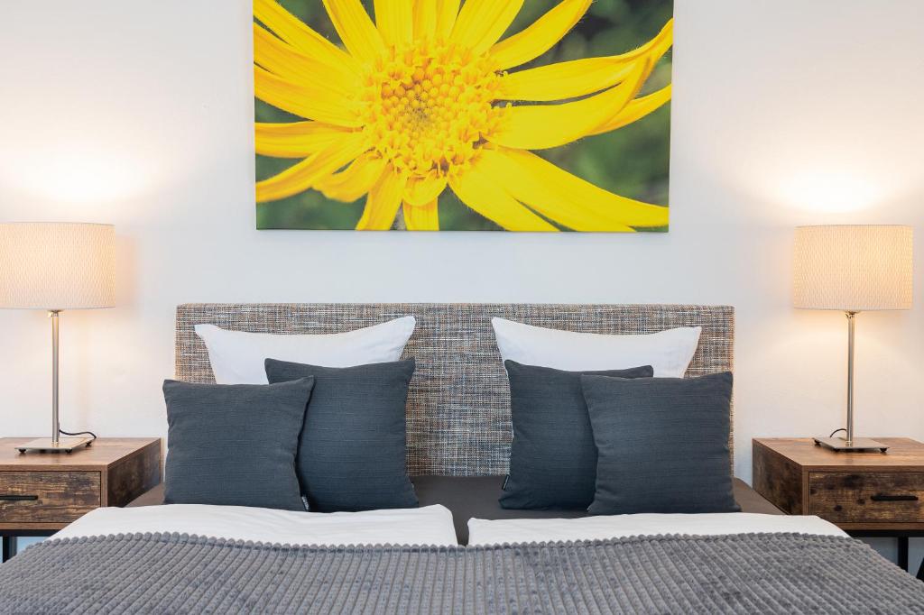 Postel nebo postele na pokoji v ubytování Hotel Rader