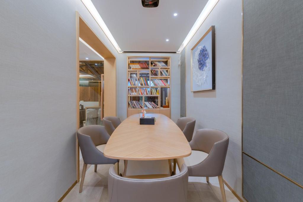 Posezení v ubytování Hangzhou Ziwei Boutique Homestay