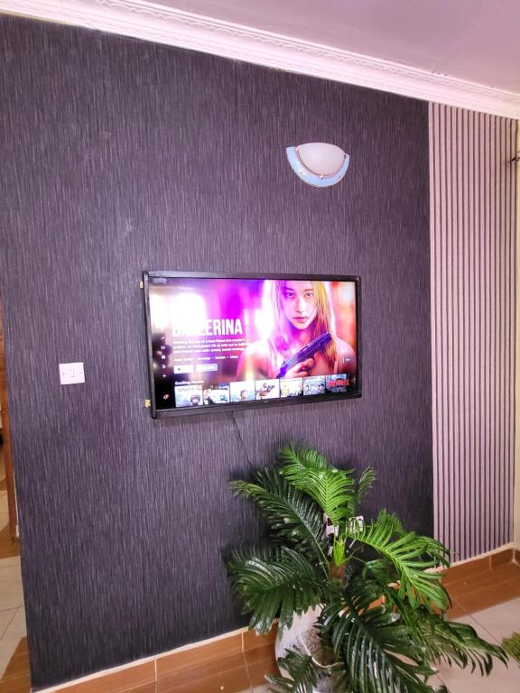 TV a/nebo společenská místnost v ubytování G&G Homes Eldoret