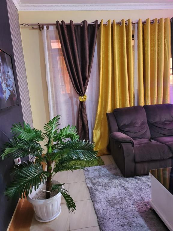 Posezení v ubytování G&G Homes Eldoret