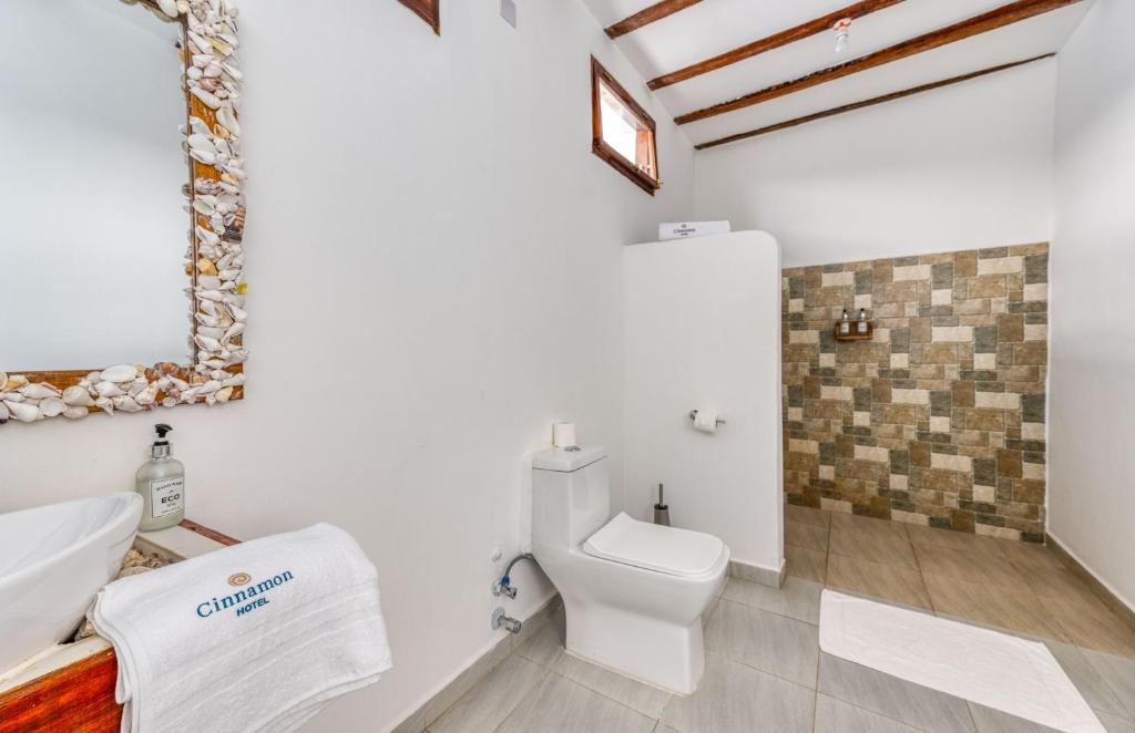 Koupelna v ubytování Cinnamon Hotel