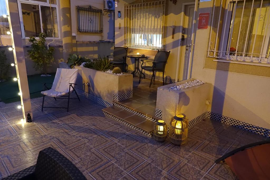 Posezení v ubytování Villa del mar